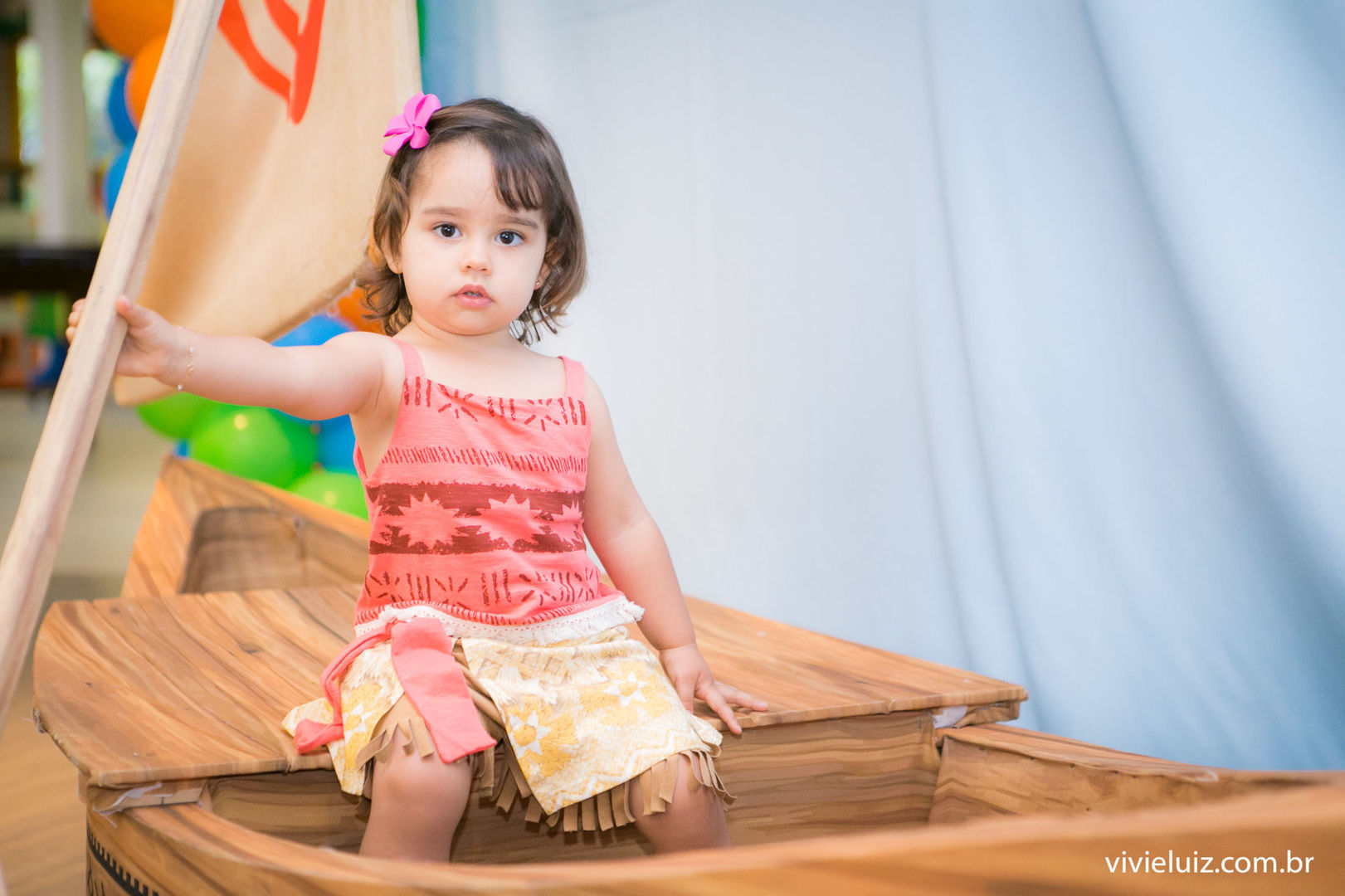 Aniversário Infantil 6 anos Luiza - Tema Moana  Fotógrafo de famílias e  aniversário infantil em Curitiba