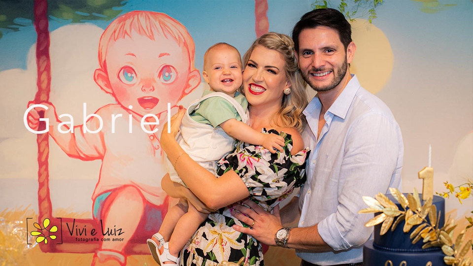 Clipe do aniversário do Gabriel de 1 ano com tema Alegrim Dourado Clipe do aniversário do Gabriel de 1 ano com tema Alegrim Dourado