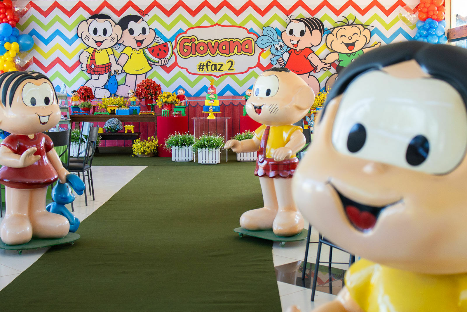 Foto Aniversário Turma da Mônica: A Festa de 2 Anos da Giovana Foto Aniversário Turma da Mônica: A Festa de 2 Anos da Giovana - Imagem 1